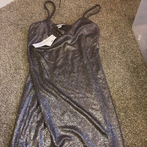 Top shop sparkly dress with cowell neck!!